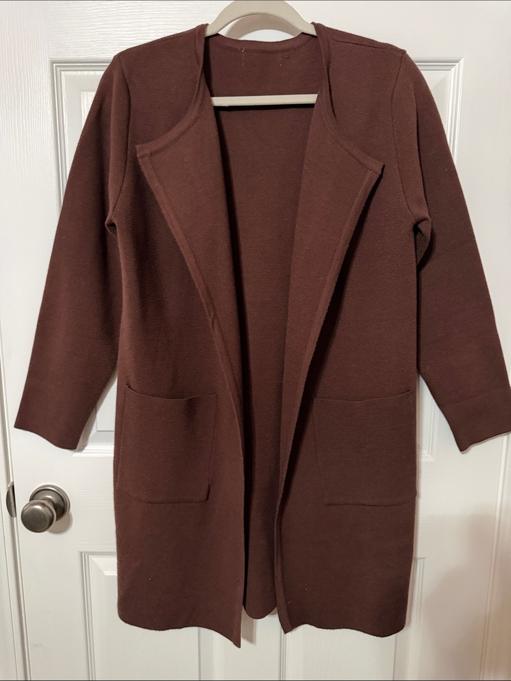 (2) Long Open Front Cardigan Sweaters - Picture 2 of 4